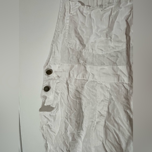 WeWoreWhat White Linen Overalls - Picture 6 of 10
